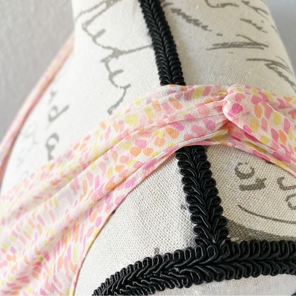 TALBOTS 100% Silk Shell Peach Sleeveless Dress Size 10 - Picture 6 of 14